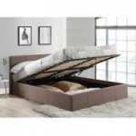 Berlin Upholstered Ottoman Bed Grey