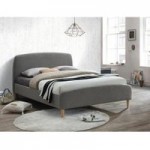 Quebec Fabric Bed Frame Grey
