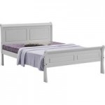 Georgia Grey Sleigh Bed Grey