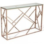 Phoenix Console Table Rose Gold