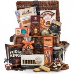 Deluxe Chocolicious Hamper Brown