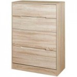 Monaco Wood Effect 4 Drawer Deep Chest Natural