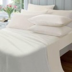 Catherine Lansfield Cream Brushed Cotton Fitted Sheet Cream