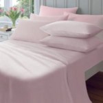 Catherine Lansfield Pink Brushed Cotton Fitted Sheet Pink