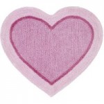 Catherine Lansfield Pink Heart Rug Pink