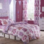 Catherine Lansfield Owl Pink Duvet Cover and Pillowcase Set Pink