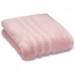 Zero Twist Pink Bath Towel Pink