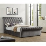 Serenity Velvet Storage Bed Frame Grey