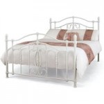 Nice Metal Double White Bed Frame White