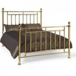 Solomon Metal Bed Frame Gold