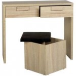 Cambourne 2 Drawer Dressing Table Set Natural