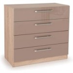 Oval High Gloss Chest Natural