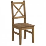 Salvador Pair of Dining Chairs Brown