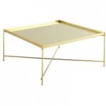 Oakland Square Gold Coffee Table – Gold Gold