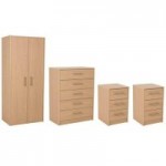 Lavant 4 Piece Bedroom Set Natural