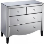 Palermo 2 Over 2 Drawer Chest Silver