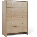 Kim 5 Chest of Drawers Natural