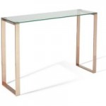 Kayla Rose Gold Console Table Gold