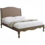Genevieve Fabric Bed Frame Brown