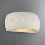 Thasos White Wall Light Off- White