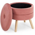Gisela Storage Footstool – Dusky Pink Dusky Pink