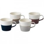 Royal Doulton Coffee Studio Set of 4 Small Mugs Multi coloured