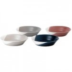 Set of 4 Royal Doulton Bowls of Plenty 23cm Bowls Multi coloured