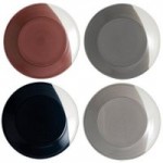 Set of 4 Royal Doulton Bowls of Plenty 23cm Plates Multi coloured