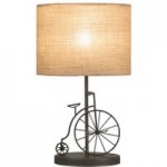 Otranto Penny Farthing Table Lamp Brown