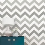 NuWallpaper Zig Zag Grey Self Adhesive Wallpaper Grey