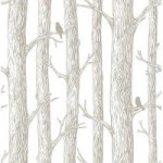 NuWallpaper The Forest Grey Self Adhesive Wallpaper Grey