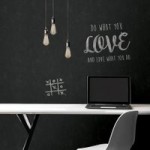 NuWallpaper Vintage Chalkboard Black Self Adhesive Wallpaper Black