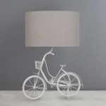 Tirana Bike Table Lamp Grey
