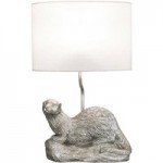 Tilly Otter Table Lamp Silver