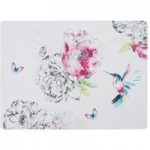 Set of 4 Heavenly Hummingbird Placemats White