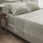 Dorma 300 Thread Count 100% Cotton Sateen Plain Cream Flat Sheet Cream