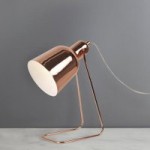Sivas Copper Leaning Wire Mini Task Lamp Copper