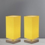 Charlotte Ochre Touch Twin Pack Table Lamps Ochre