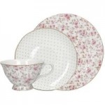 Katie Alice Ditsy Floral White Afternoon Tea Set White