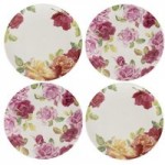 Set of 4 Kew Southbourne Rose Side Plates Pink