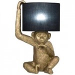Odisha Monkey Table Lamp Gold