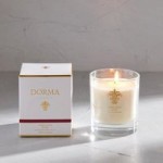 Dorma Warm Anise and Fig Wax Fill Candle White