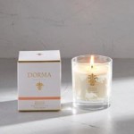 Dorma Orange and Bergamot Wax Fill Candle White