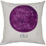 Zodiac Virgo Cushion Blue