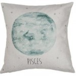 Zodiac Pisces Cushion Purple