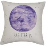 Zodiac Sagittarius Cushion Green