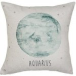 Zodiac Aquarius Cushion Pink