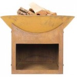 Fasa Fire Pit with Steel Stand Orange