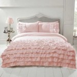 Rapport Home Flamenco Blush Duvet Cover and Pillowcase Set Pink