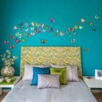 Multi Coloured 3D Butterfly Wall Stickers MultiColoured